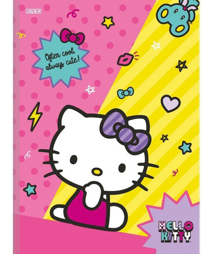 Kit 4 Cuadernos Hello Kitty Brochurón + 1 Dibujo Hello Kitty