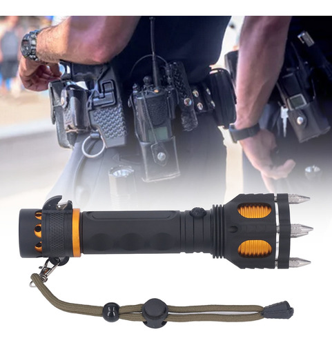 Linterna De Exterior Recargable Led De Defensa Personal Supe