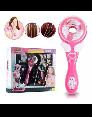 Máquina Para Niñas Strass Y Trenzadora 