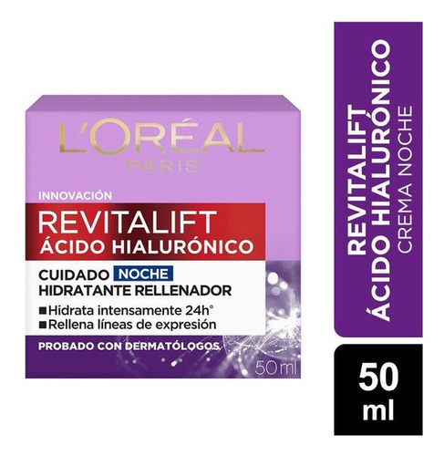  L'oréal Cremanoche Revitalift Ácido Hialurónico 50ml