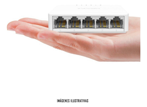 Switch Mercusys Fast Ethernet Ms105, 5 Puertos 10/100mbps