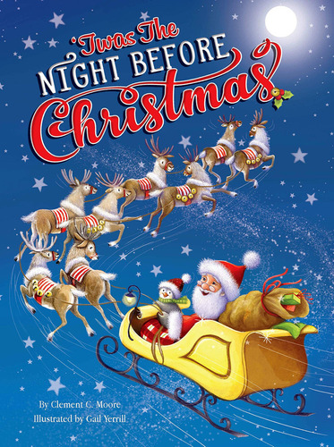 Libro Acolchado Infantil La Noche Antes De Navidad  Mét