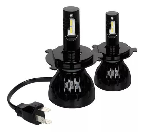 XELORD Bombillas H4 LED Para Coche,Faros Luz Blanca De 6000K Para 12V Auto  y Motocicleta Como Haz Alto/Bajo,2 lámparas : .es: Coche y moto