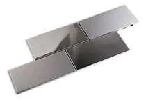 Comprar Subway Acero Inoxidable En Malla Placa Cocina Baño Indrainox