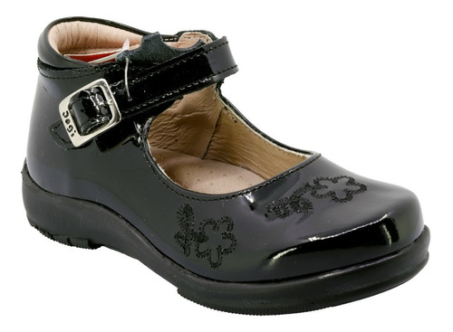 Zapato Niña 15-17½ Dogi 7501 Botita Escolar Charol Gnv®