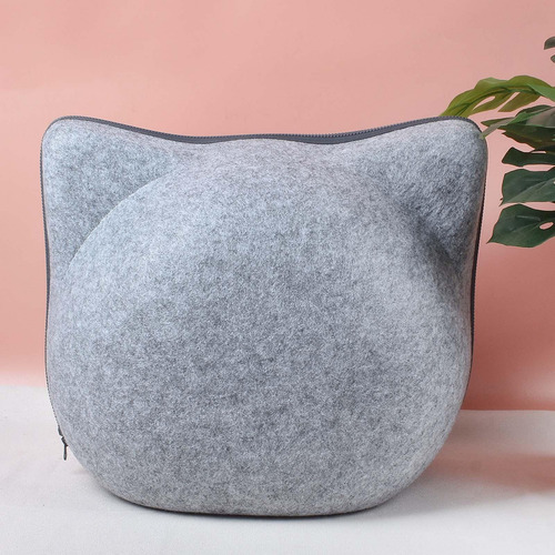 Cómoda Cama Para Mascotas De Fieltro Para Casa Cueva De
