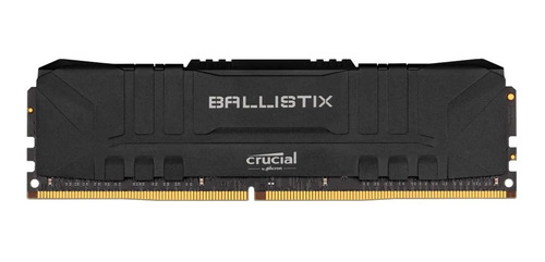 Imagen 1 de 2 de Memoria RAM Ballistix gamer color negro  8GB 1 Crucial BL8G30C15U4