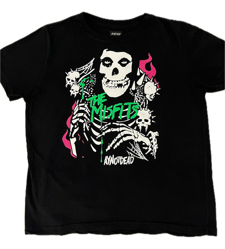 Remera Ay Not Dead The Misfits Rock (Usado)