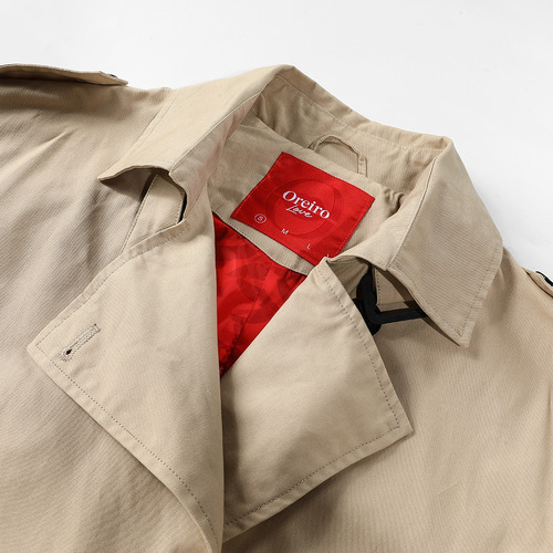 Trench Largo Tapado Forrado Eco Cuero Mujer Love Oreiro