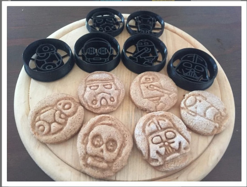 Juego Cortadores De Galleta Star Wars