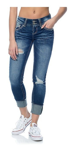 Jeans Almost Famous Destroyed Skinny T-7 Mex Nuevo Original