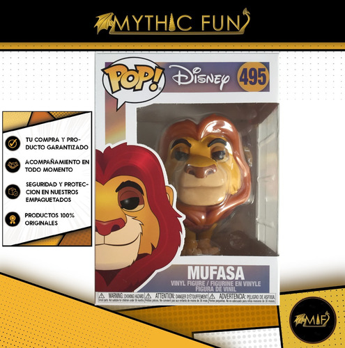 Funko Pop Disney - Mufasa 495 (Usado)
