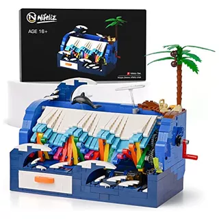 Nifeliz Surfing Music Box, Multicolor Sea View Model Toy, Di