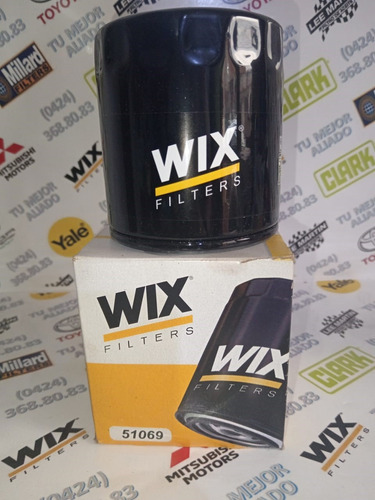 Filtro De Aceite Wix 51069 Chevrolet C10 Camaro Malibu Nova 