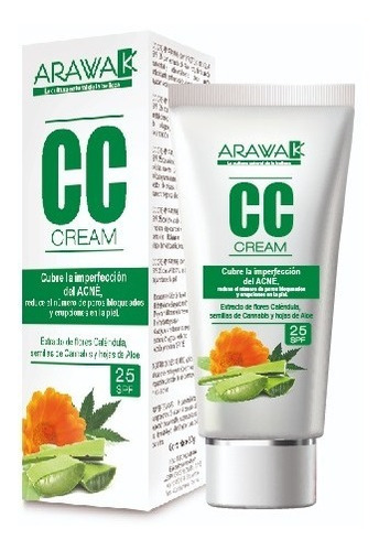 Imagen 1 de 1 de Cc Cream Arawak X 30g