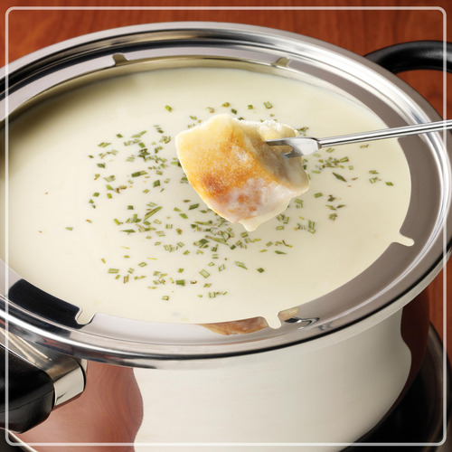 Set De Ollas Eléctricas Para Fondue Nostalgia De 1,5 L Con 6