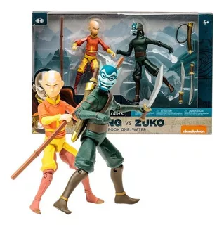 Mcfarlane - Avatar Tlab Combo Pack Aang Vs Blue Spirit Zuko