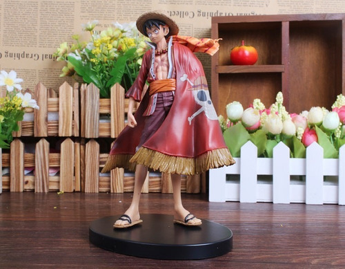 One Piece Boneco Action Monkey D. Luffy  Rei Dos Piratas