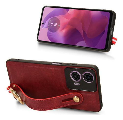 B Funda Para Motorola Moto G04/g24 Compatibilidad De Pu