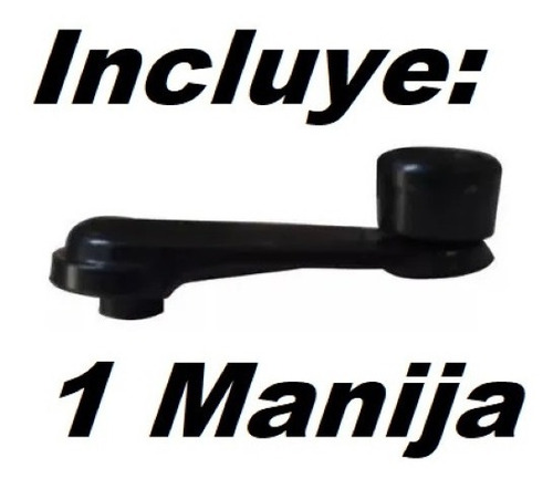 Manija Elevador Nissan Tsuru 86-92 Negra