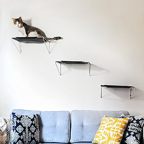 Imagen 3 de 5 de Raycc Gato Estantes Gato Pasos Gato Percha De Ropa Gato Nube