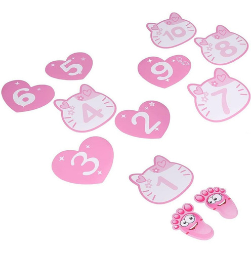 Juego De Pegatinas Para Prescolar, Mxopc-004, 4 Juegos De Pe Color Rosa