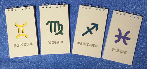 Imagen 6 de 10 de Libretas Personalizadas Signos Zodiacales