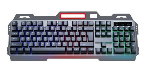 Teclado Gamer Jk-918 Mecanico Metal Rainbow Ligth 2021