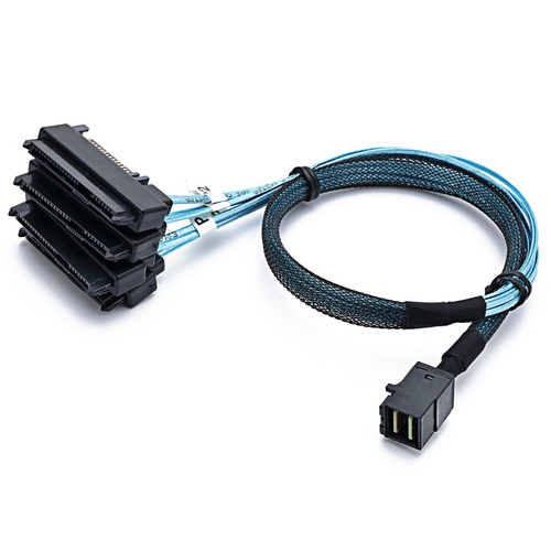 Cabo Controladora Mini Sas Sff-8643 Para 4x Portas Sff-8482