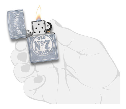 Imagen 8 de 10 de Encendedor Zippo Lighter Jack Daniel's No. 7