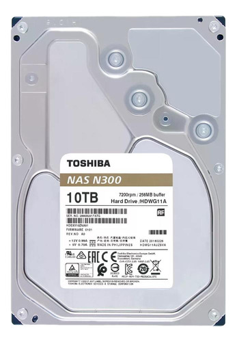 Disco Duro Interno Escritorio N300 10tb Toshiba 7200rpm
