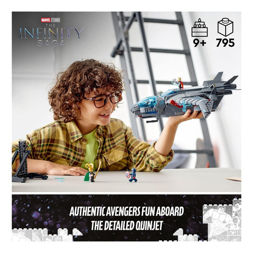 Set De Juguetes Para Construir Naves Espaciales Lego Marvel