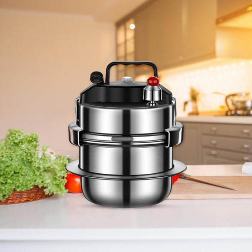 Olla A Presión De Acero Inoxidable Para Viajes En Familia,