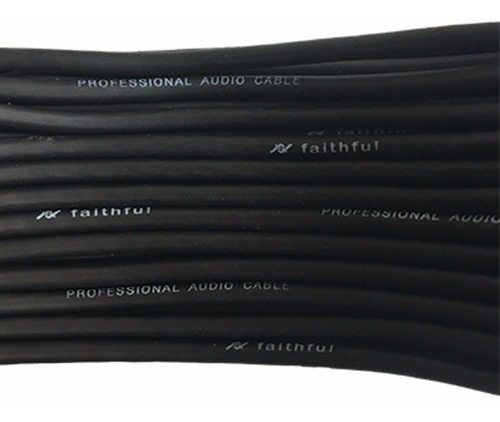 Rollo Cable Microfono Audio Estereo 3,7mm Faithful 50 Mts