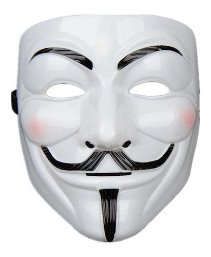 Máscara Vingador Anonymous Guy Fawkes Vendetta V Da Vingança