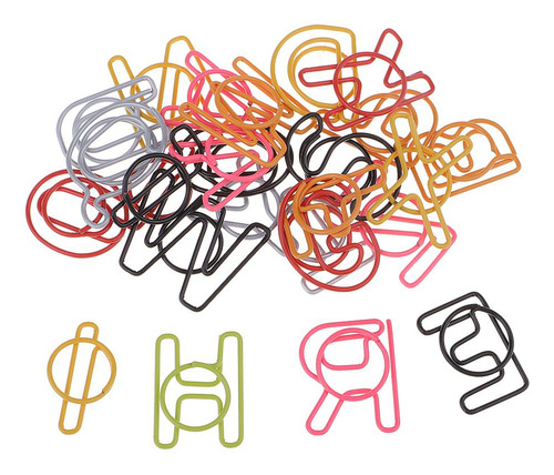 26 Piezas De Metal Color Clips De Papel D Papelería Para