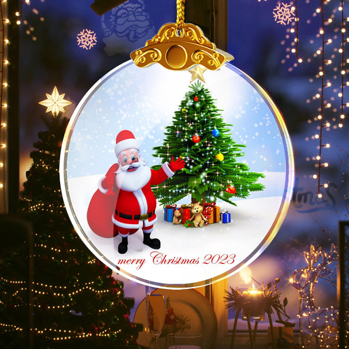 Adorno Navidad 2023 Decoracion Colgante Para Arbol Un Año
