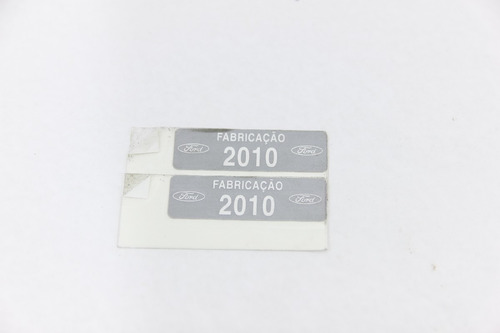 Emblema Ford Fabricação 2010 (par) Ford Universal 2010-2010 