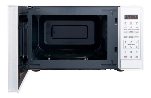 Horno Microondas Blanco 20l(0.7ft3) C/acero Inoxidable Mabe