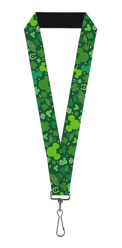 Buckle Down Lanyard  1.0  mickey Collage Dia St Patrick