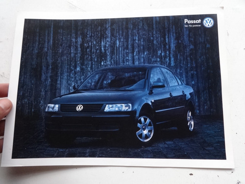 Folleto Antiguo Vw Passat Original Retro Auto 1999