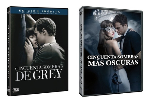 Paquete 50 Cincuenta Sombras De Grey 1 Y 2 Peliculas Dvd