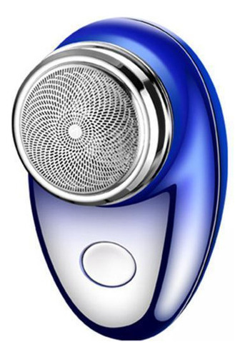 2 Mini Barbeador Para Depilação Facial Gradiente Azul