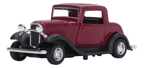 Juguete De Coche Antiguo Pullback 1:32, Modelo Clásico De Al
