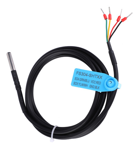 Sensor Impermeável Sonda Digital De Temperatura E Umidade Do