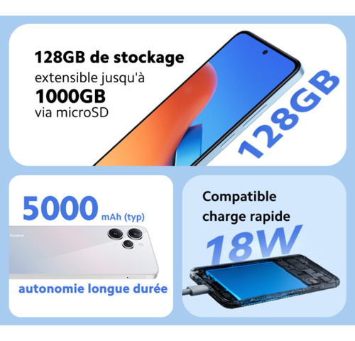 Smartphone Redmi 12 5g Xiaomi 128gb 4gb Azul Cielo