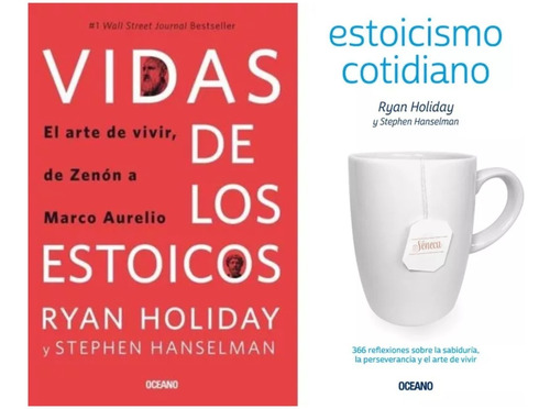 Lote: Vidas De Los Estoicos + Estoicismo Cotidiano - Oceano