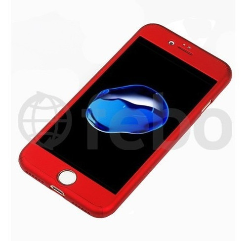 Carcasa Protector Full 360 + Vidrio Templado iPhone 7