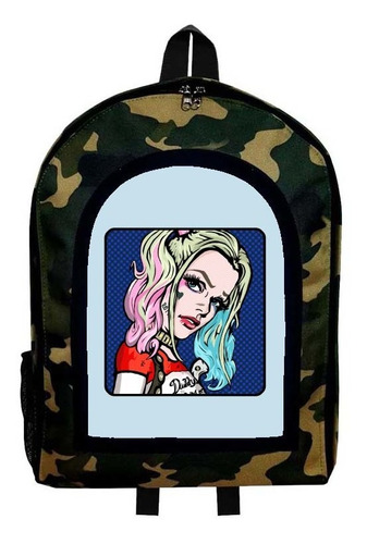 Mochila Camuflada Harley Queen Nueva Colección Modelo 76