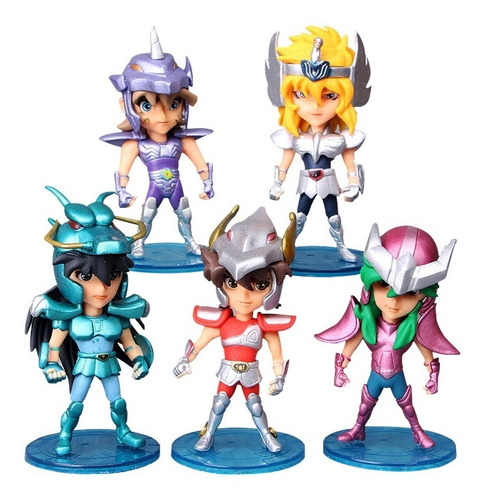 Caballeros Del Zodiaco Set X 5 Gashapones Tyc-08